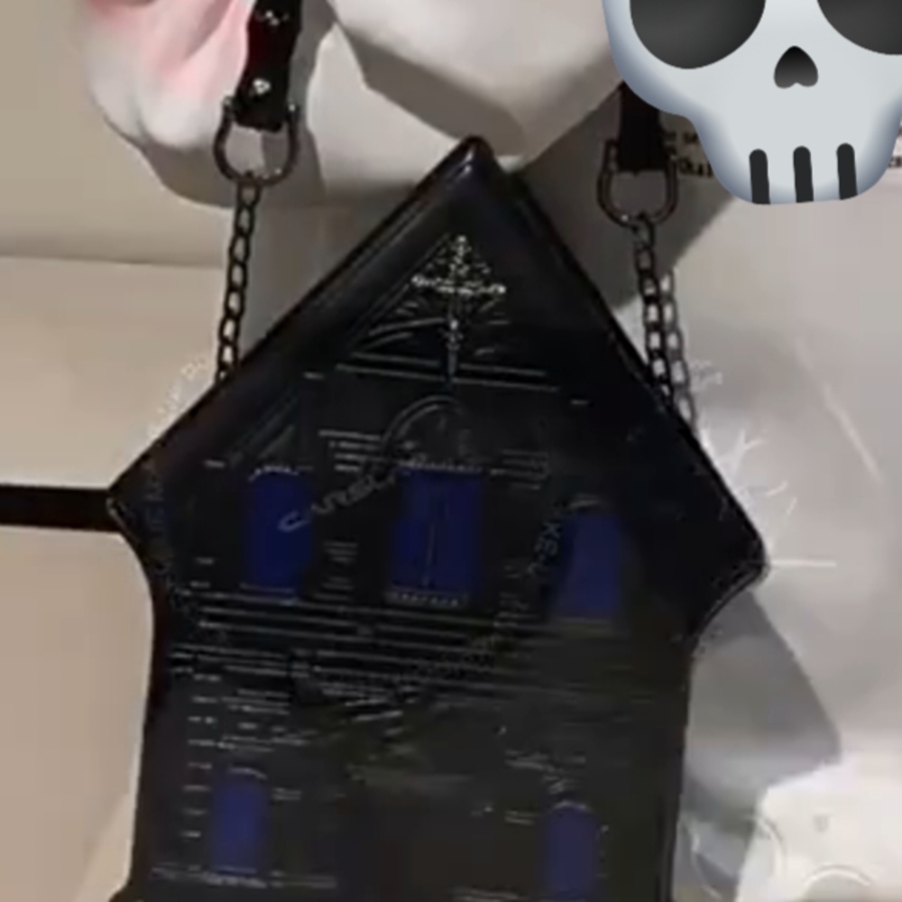 Black Gothic House Purse - Picture 5 of 5